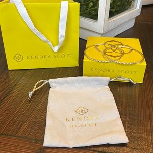 Kendra Scott blingy large hoops